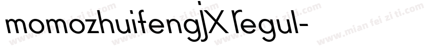 momozhuifengJX Regul字体转换
